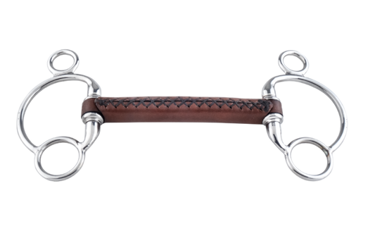 2,5 Ring Olivenkopf Leder