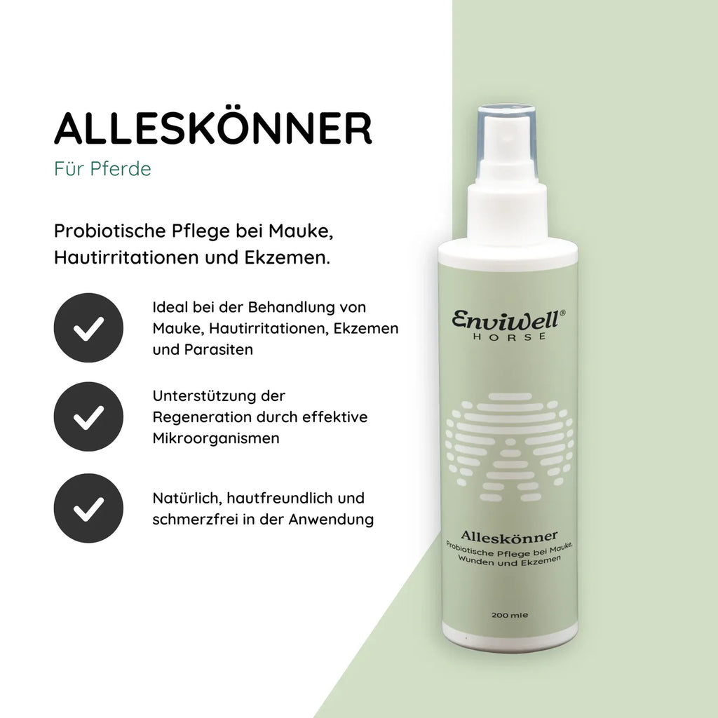 EnviWell Probiotisches Pflegespray bei Mauke und Ekzemen