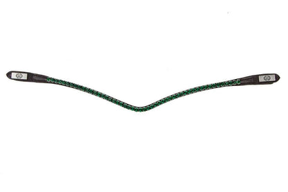 Stirnriemen "Sleek Deep Emeral"